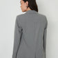 Women's Grey Pinstripe Lined Blazer