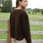 Women's Chocolate Fleece Borg Toggle Jacket